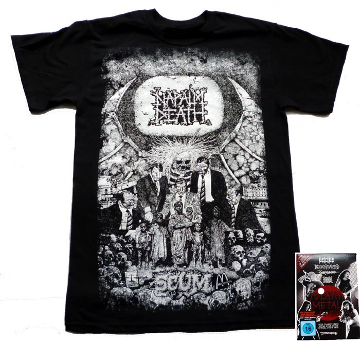 T-Shirt Napalm Death  " Scum "