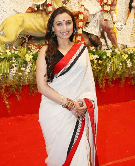 Rani Mukherjee's Durga Pooja Event Photoshoot images Rani Mukherjee's Durga Pooja Event Photoshoot images