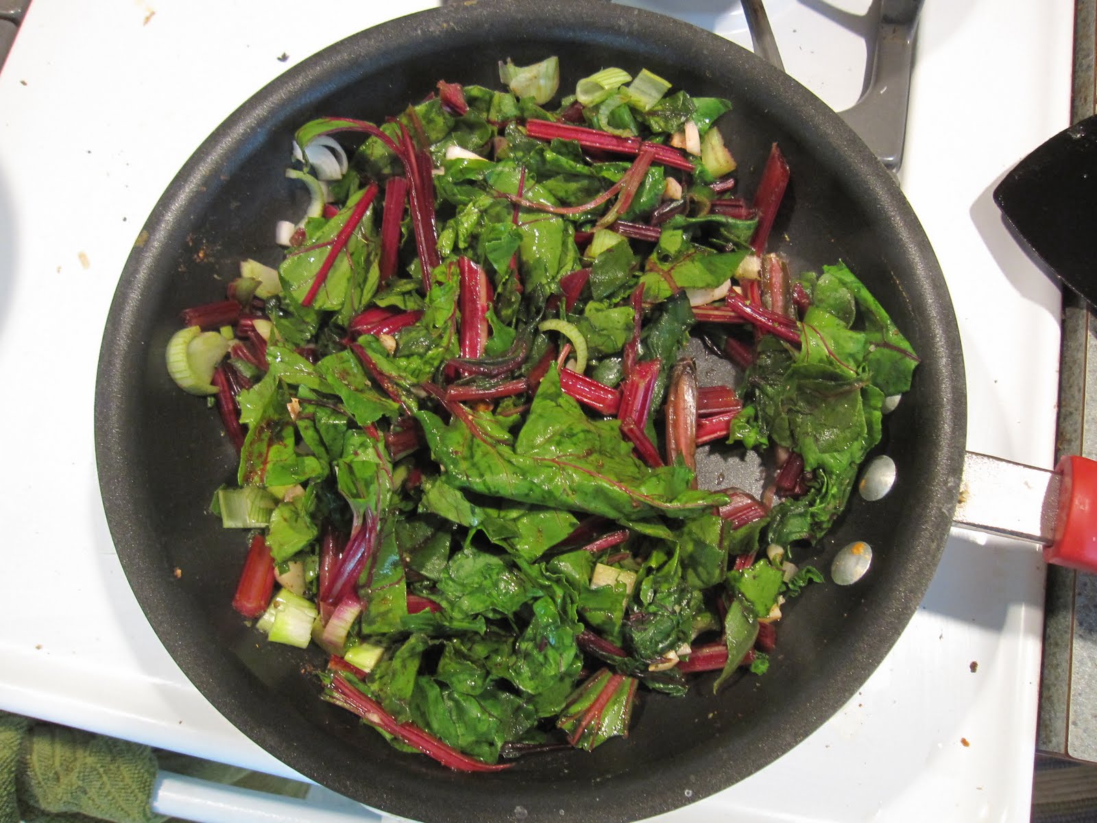 An Austin Homestead Beet Greens and Fresh Eggs Breakfast Recipe