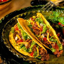 taco de carne