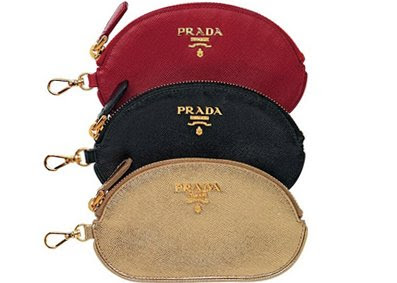 prada saffiano leather coin purse