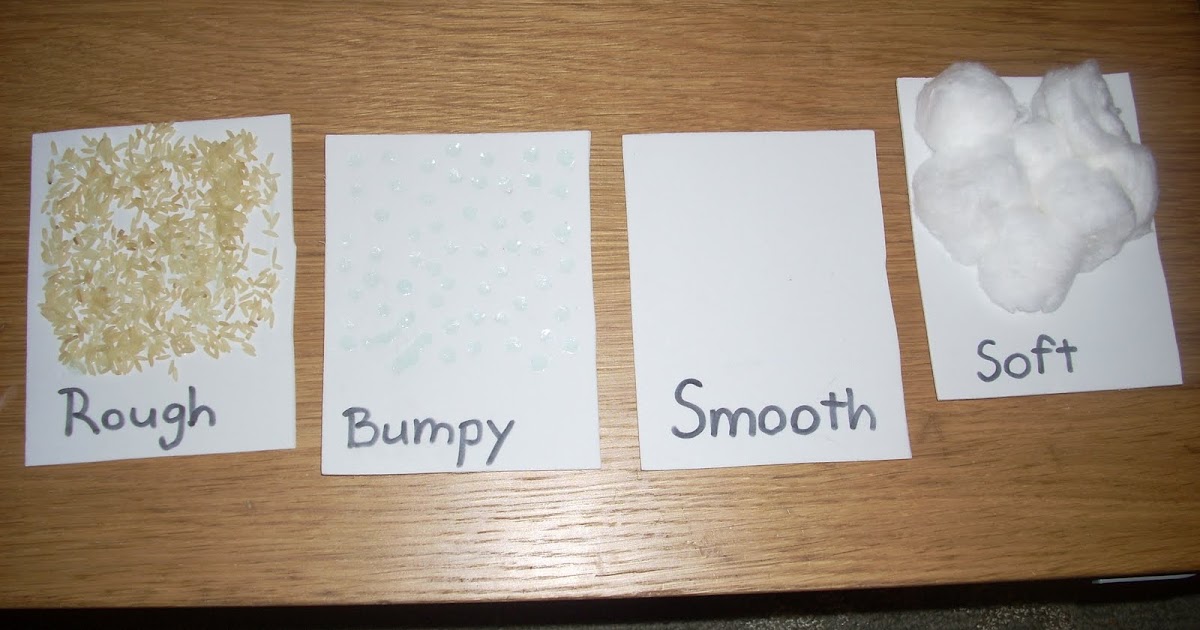 Children's Learning Activities Texture Cards