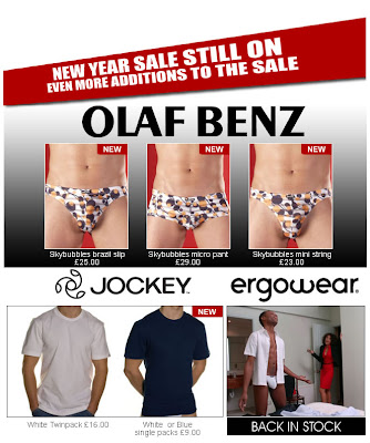 Dead Good Undies – New Olaf Benz and Man Store – Underwear News Briefs