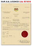 Company's AJL Licence