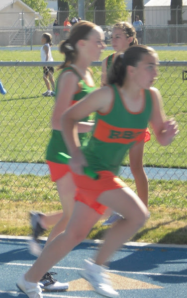 Jodi @ her first track meet