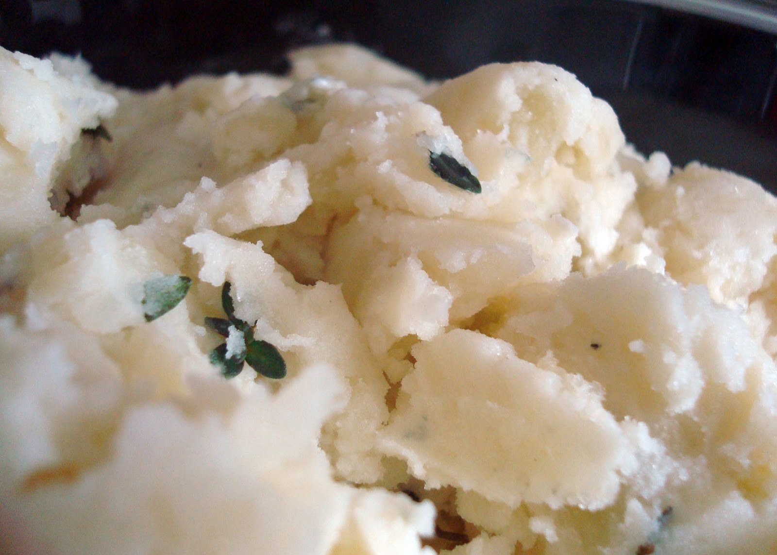 Wilde in the Kitchen Mashed Potatoes with Blue cheese and Thyme