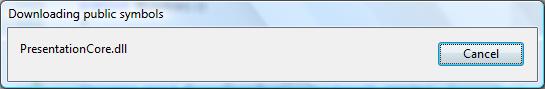 Load symbols progress