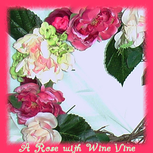 Ebay Wreaths - Rose Wine II