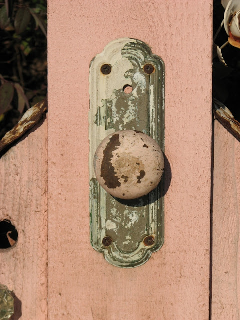 Rose Petals and Rust: rust and pink...
