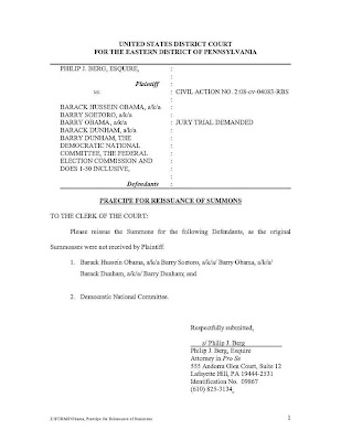Fake Court Summons