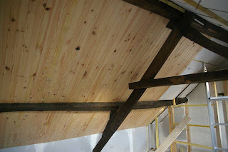 tongue and groove attic ceiling