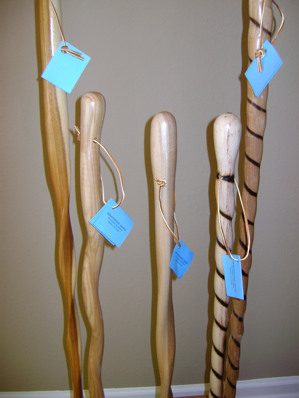 Mountainside Craft Hiking Sticks December 2010