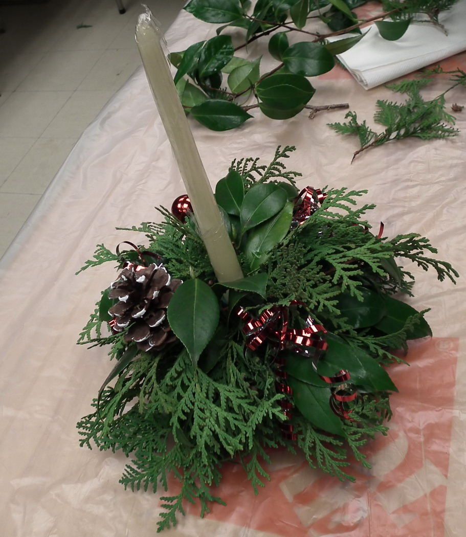 Leaf Centerpieces