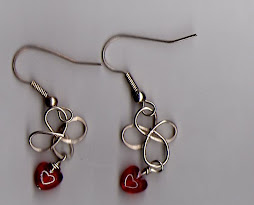 wire+heart earrings