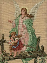 Angel de la guarda niños puente