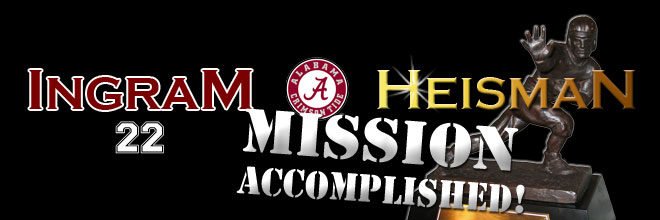 Mark Ingram for Heisman