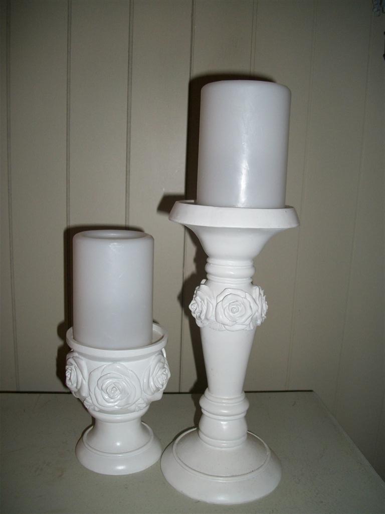 Home Living Decorating LedLite Pillar Candles from the Dollar Tree