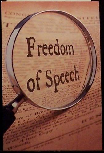 حرية التعبير .. حق  ..!