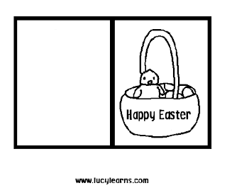 Free Easter Coloring Cards