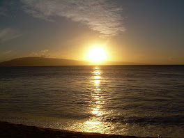 Setting Sun off Maui