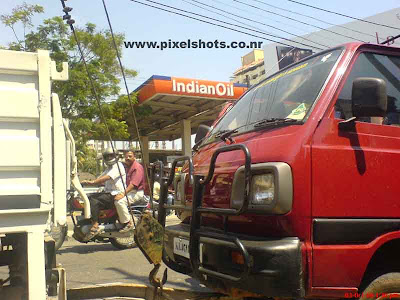 car tugged in mg road cochin for traffic rule violation