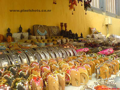 toys and fancy items in a street shop in mattancherry town cochin kerala