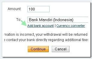 add bank account to paypal