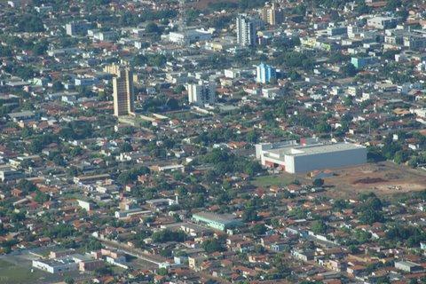 Vista aérea de Tangará da Serra
