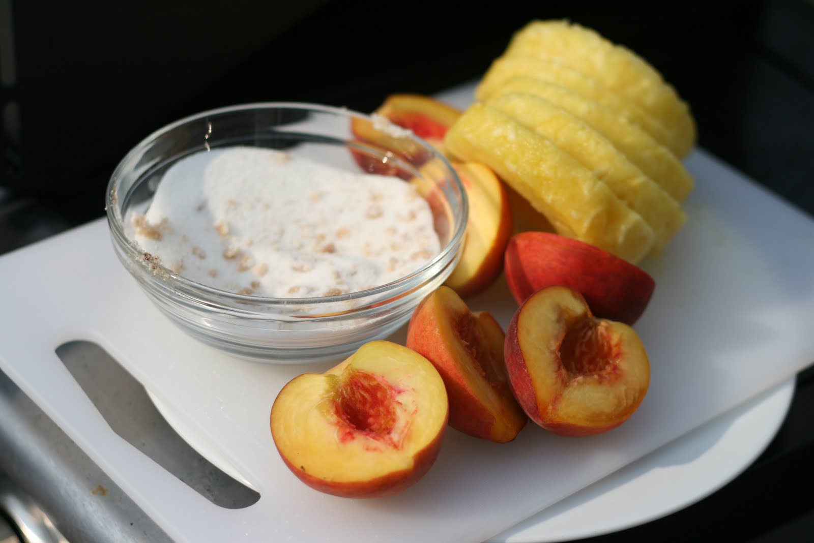 Grilled Peaches + Pineapple {So Wonderful, So Marvelous}