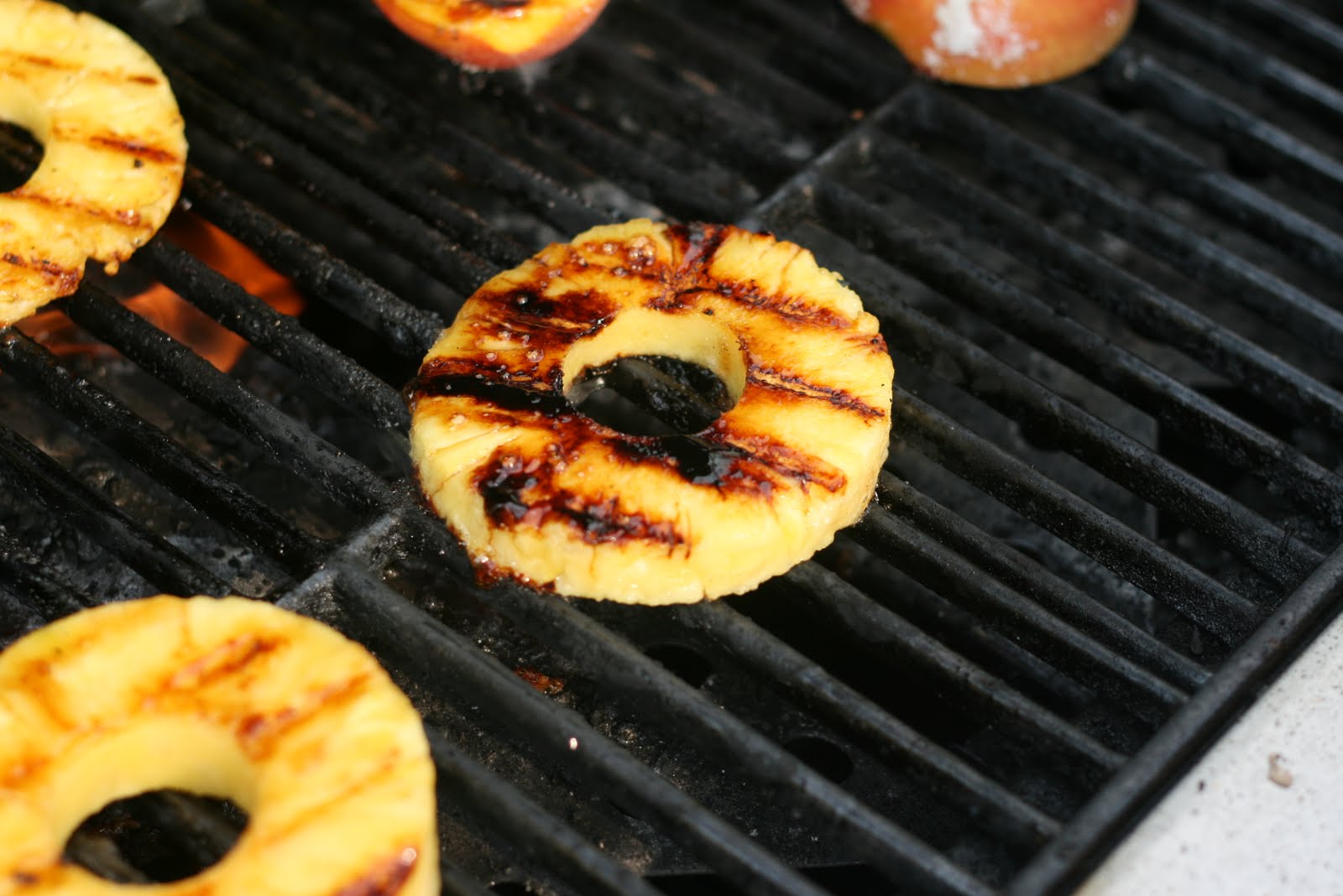 Grilled Peaches + Pineapple {So Wonderful, So Marvelous}