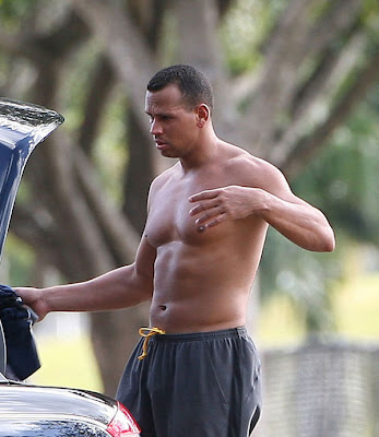 LadyThrills.com: Shirtless Celeb of the Day - Alex Rodriguez