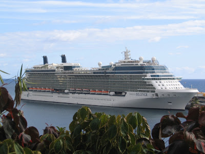 Celebrity Solstice on Madeira Ships  Estreia Do Celebrity Solstice No Funchal