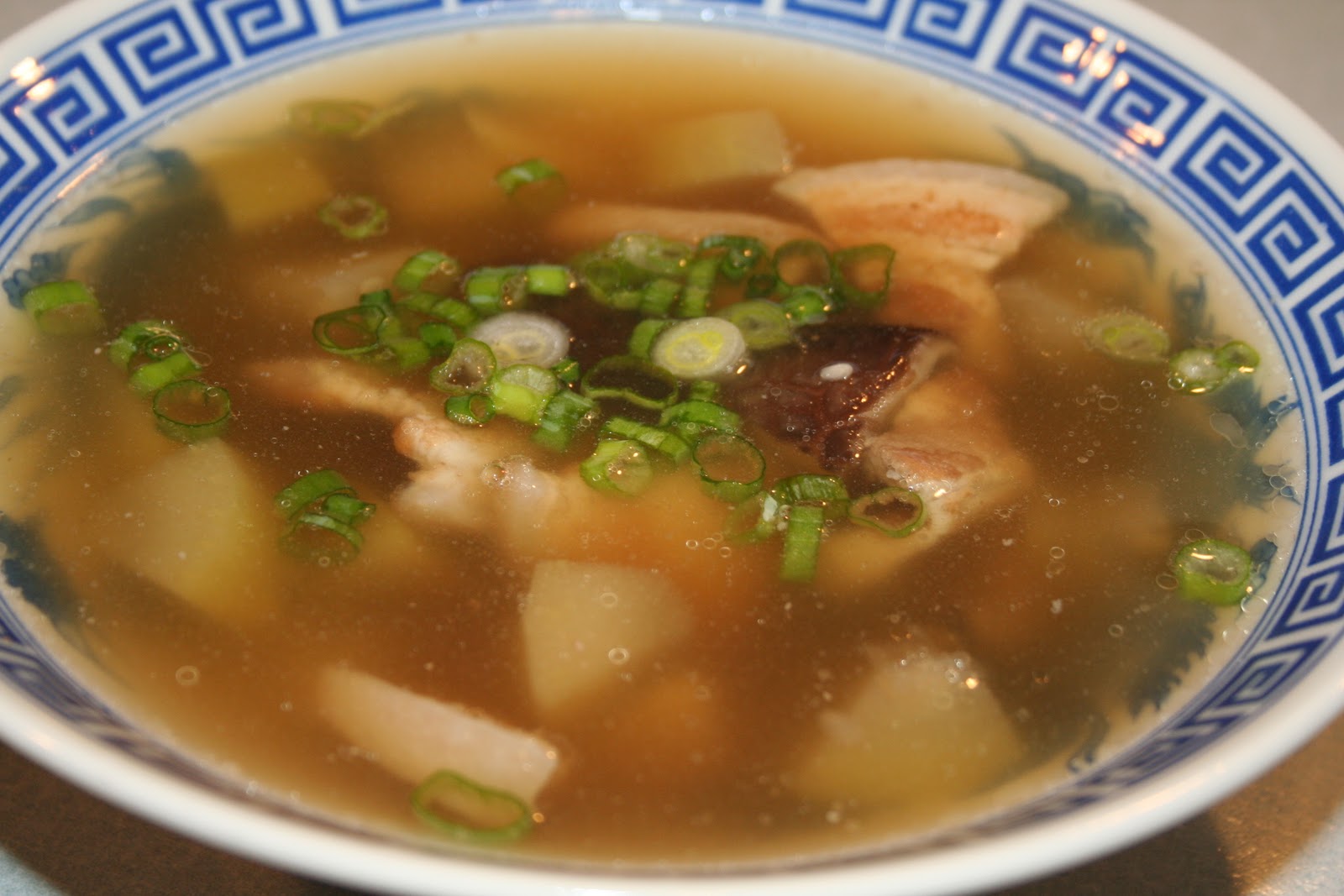 Pork & Long Green Squash (opo) Soup Susan Wong's Soup Collection