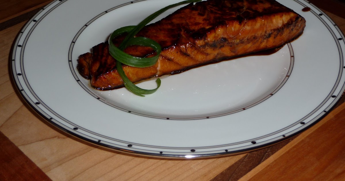 The Meat and Potatoes Foodie Nigella's Pan Seared Salmon with Mirin Soy Glaze