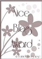 Nice Blog Award from Tulpika