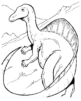 Dinosaur Coloring Pages on Label  Dinosaur Coloring Pages