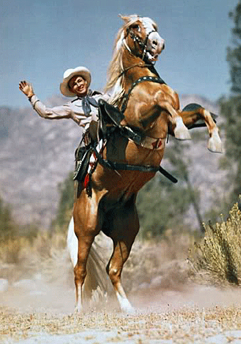 Roy Rogers and Trigger Art