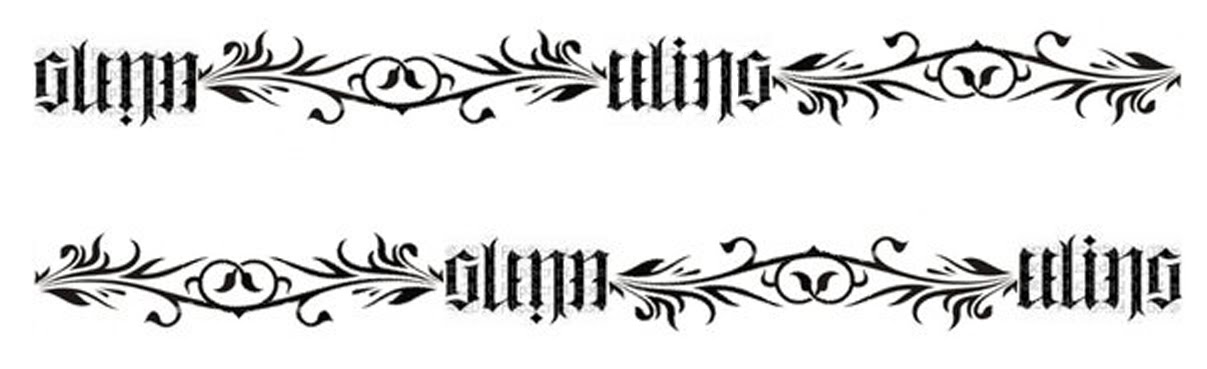 ambigram rings