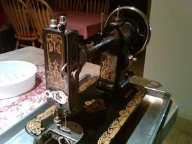 Craft Diva All Things Fun 1918 White Treadle Sewing Machine