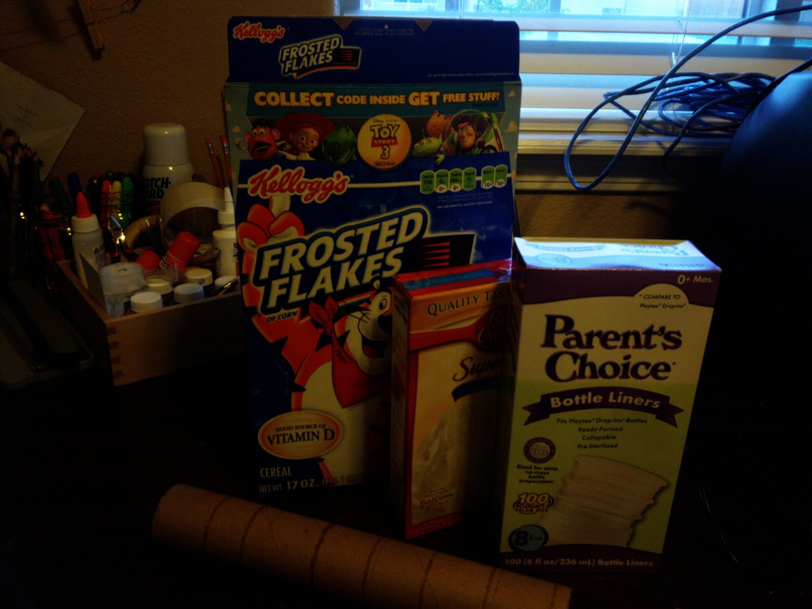 Craftastic Tuesday Cereal Box Organizer Tutorial GYCT Designs