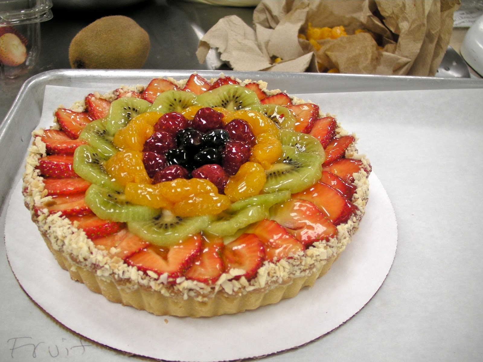 Pastries in the eyes of a student Classic French Fruit Tart