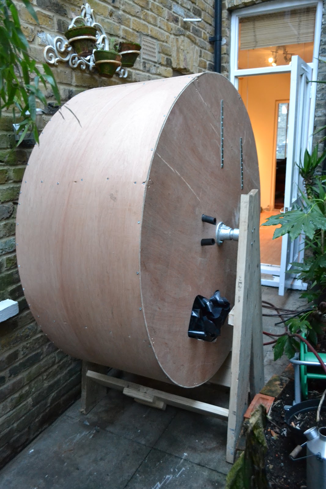 hot water from compost