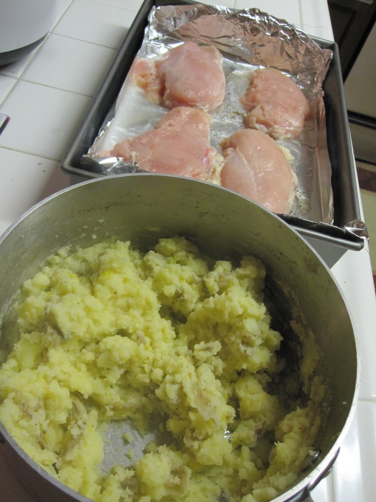 Going Gluten and Dairy Free! Mashed Potato Stuffed Chicken Breasts