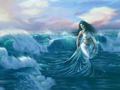 diosa saliendo del mar