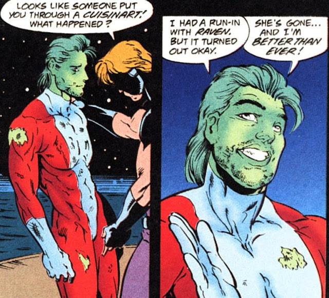 dcu continuity for terra part 2 3 the elemental terra in the trigon human form
