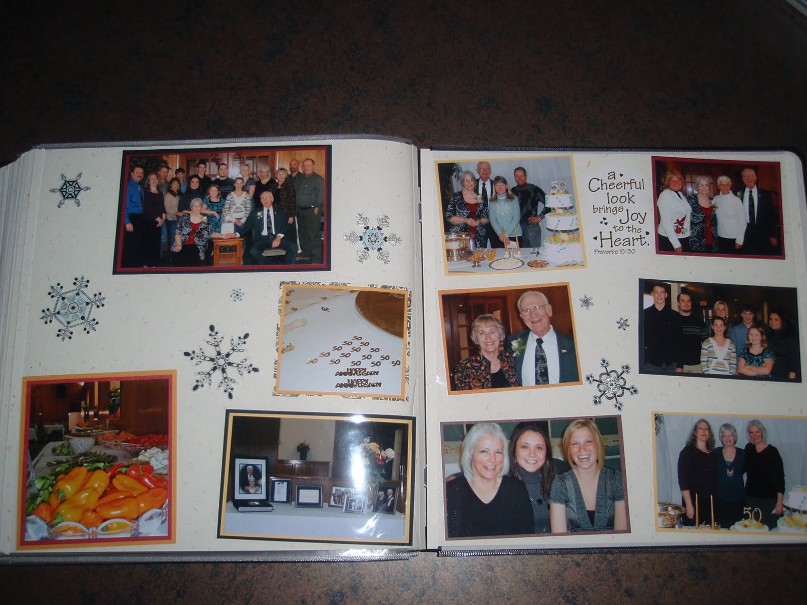 Oxford Impressions 50th Wedding Anniversary Scrapbooking Ideas