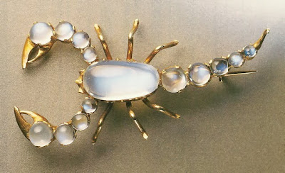 scorpion brooch