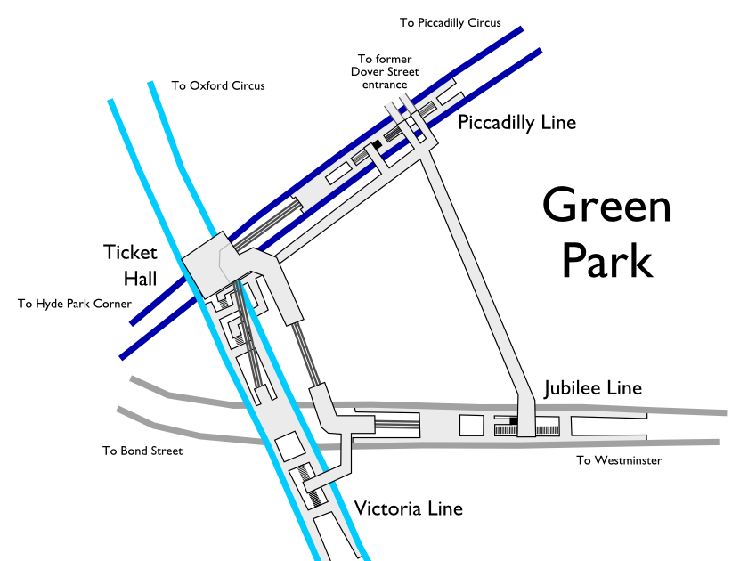 Green Park Station Map London Connections: How Green Park Works