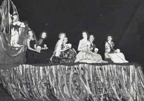 Sandra McWhirter as Homecoming Queen at McMinnville High School