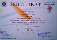 Sertifikat Seminar Pasar Modal